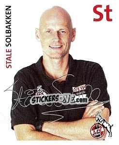 Cromo Stale Solbakken (Cheftrainer) - Fc Köln 2011-2012 - Panini