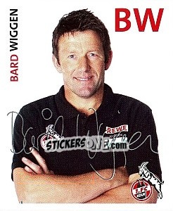 Cromo Bard Wiggen (Co-Trainer) - Fc Köln 2011-2012 - Panini