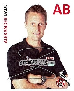 Sticker Alexander Bade (Torwart-Trainer)