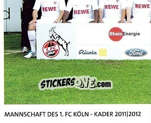 Sticker Mannschaft Des 1.Fc Köln 2011-12 - Fc Köln 2011-2012 n. 66 - Panini