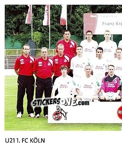 Sticker U21 1.Fc Köln - Fc Köln 2011-2012 - Panini
