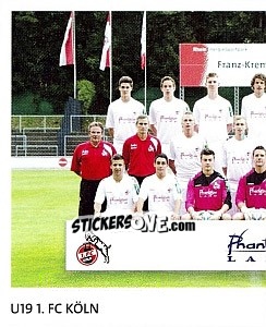 Sticker U19 1.Fc Köln
