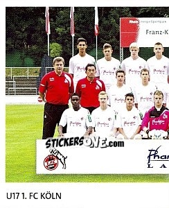 Sticker U17 1.Fc Köln - Fc Köln 2011-2012 n. 77 - Panini