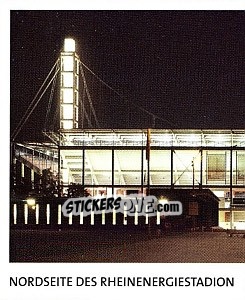 Sticker Nordseite Des Rheinenergiestadion - Fc Köln 2011-2012 n. 82 - Panini
