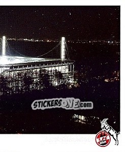 Sticker Rheinenergiestadion Bei Nacht