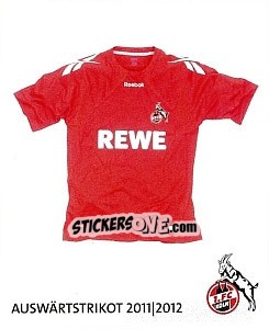 Sticker Auswärtstrikot 2011/2012 - Fc Köln 2011-2012 n. 112 - Panini