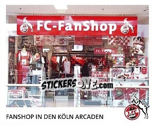 Sticker Fanshop In Den Köln Arcaden - Fc Köln 2011-2012 n. 116 - Panini