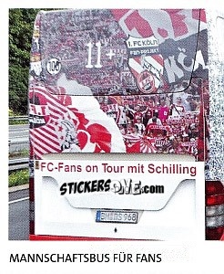 Sticker Mannschaftsbus Für Fans