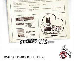 Figurina Erstes Geissbock Echo 1957