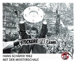 Sticker Hans Schäfer 1962 - Fc Köln 2011-2012 - Panini
