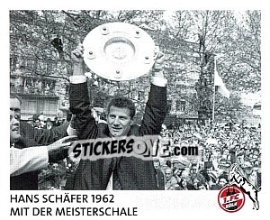 Sticker Hans Schäfer 1962 - Fc Köln 2011-2012 n. 151 - Panini