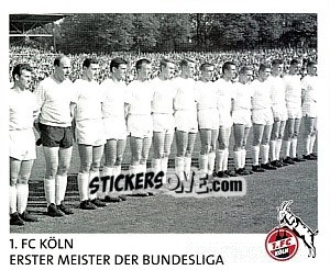 Cromo 1.Fc Köln. Erster Meister Der Bundesliga