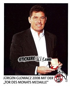 Sticker Jürgen Glowacz 2008 - Fc Köln 2011-2012 n. 165 - Panini