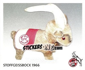 Sticker Stoffgeissbock 1966