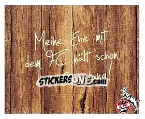 Sticker Meine Ehe Mit Dem Fc ...