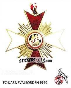 Sticker Fc-Karnevalsorden 1949 - Fc Köln 2011-2012 n. 177 - Panini
