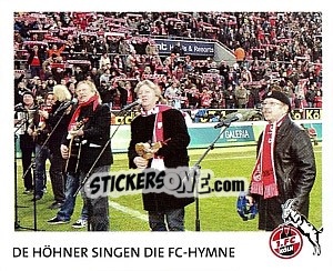 Cromo De Höhner Singen Die Fc-Hymne