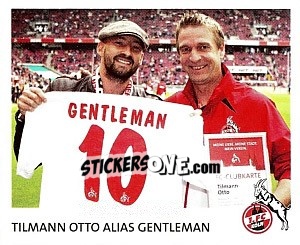 Sticker Tilmann Otto als Gentleman - Fc Köln 2011-2012 - Panini