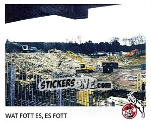 Sticker Wat Fott Es, Es Fott - Fc Köln 2011-2012 n. 195 - Panini