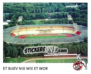 Sticker Et Bliev Nix Wie Et Wor - Fc Köln 2011-2012 n. 196 - Panini