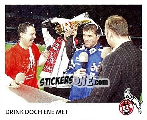 Sticker Drink Doch Ene Met - Fc Köln 2011-2012 - Panini