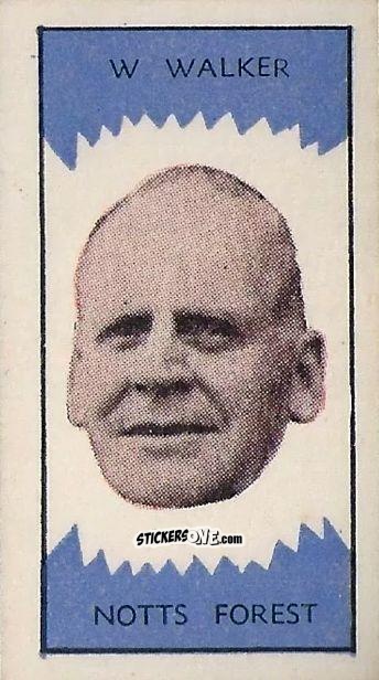 Sticker Billy Walker - Football Club Managers 1959 n. 11 - Clevedon Confectionery
