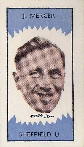 Sticker Joe Mercer - Football Club Managers 1959 n. 10 - Clevedon Confectionery
