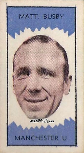 Cromo Matt Busby - Football Club Managers 1959 n. 20 - Clevedon Confectionery
