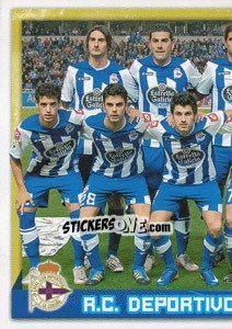 Figurina Equipo de foto - R.C. Deportivo 2011-2012 - Panini