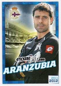 Sticker Aranzubia - R.C. Deportivo 2011-2012 n. 20 - Panini