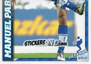Sticker Manuel Pablo en movimiento - R.C. Deportivo 2011-2012 - Panini