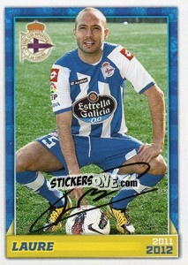 Sticker Laure (autógrafo) - R.C. Deportivo 2011-2012 n. 41 - Panini