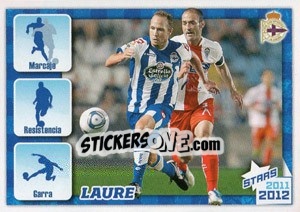 Sticker Laure Stars 2011-2012 - R.C. Deportivo 2011-2012 n. 43 - Panini