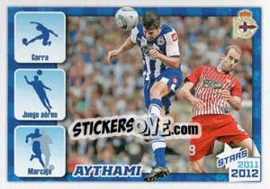 Sticker Aythami Stars 2011-2012 - R.C. Deportivo 2011-2012 n. 49 - Panini