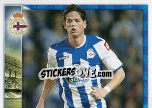 Cromo Zé Castro en movimiento - R.C. Deportivo 2011-2012 - Panini