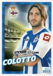 Sticker Colotto - R.C. Deportivo 2011-2012 - Panini