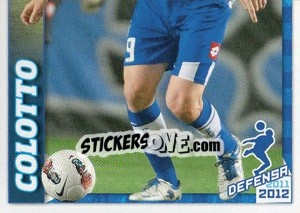 Sticker Colotto en movimiento - R.C. Deportivo 2011-2012 n. 58 - Panini