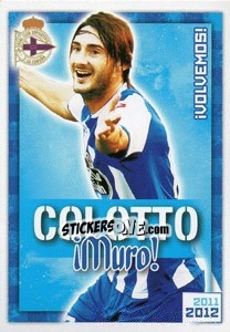 Sticker Colotto !Muro! - R.C. Deportivo 2011-2012 n. 60 - Panini