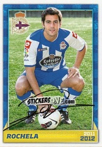 Cromo Rochela (autógrafo) - R.C. Deportivo 2011-2012 - Panini