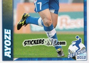 Sticker Ayoze en movimiento