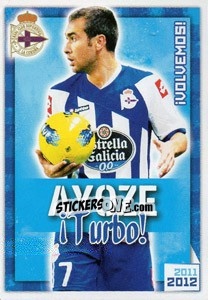 Sticker Ayoze !Turbo! - R.C. Deportivo 2011-2012 - Panini