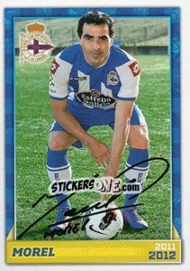 Sticker Morel (autógrafo) - R.C. Deportivo 2011-2012 n. 77 - Panini