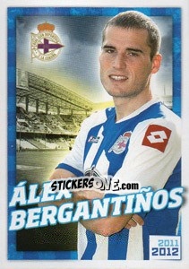 Cromo Álex Bergantiños - R.C. Deportivo 2011-2012 - Panini