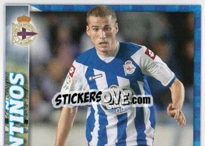 Sticker Álex Bergantiños en movimiento - R.C. Deportivo 2011-2012 n. 87 - Panini
