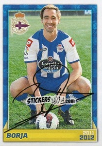 Sticker Borja (autógrafo) - R.C. Deportivo 2011-2012 n. 95 - Panini