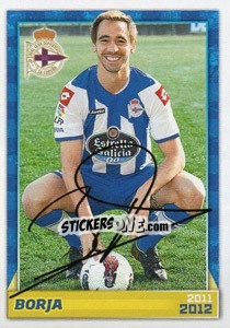 Sticker Borja (autógrafo) - R.C. Deportivo 2011-2012 - Panini