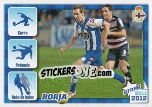 Sticker Borja Stars 2011-2012 - R.C. Deportivo 2011-2012 n. 97 - Panini