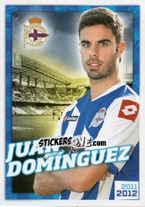 Sticker Juan Domínguez - R.C. Deportivo 2011-2012 n. 98 - Panini