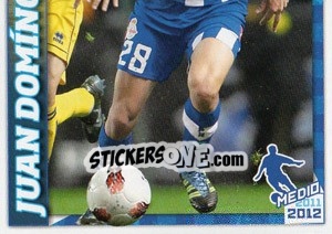 Sticker Juan Domínguez en movimiento - R.C. Deportivo 2011-2012 - Panini