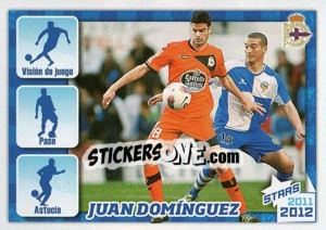 Sticker Juan Domínguez Stars 2011-2012 - R.C. Deportivo 2011-2012 n. 103 - Panini